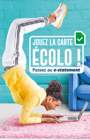 Jouez la carte ecole - Passez au e-statement